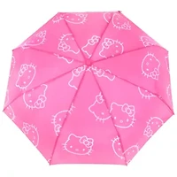 Sanrio Hello Kitty Pink Allover Head Print Umbrella