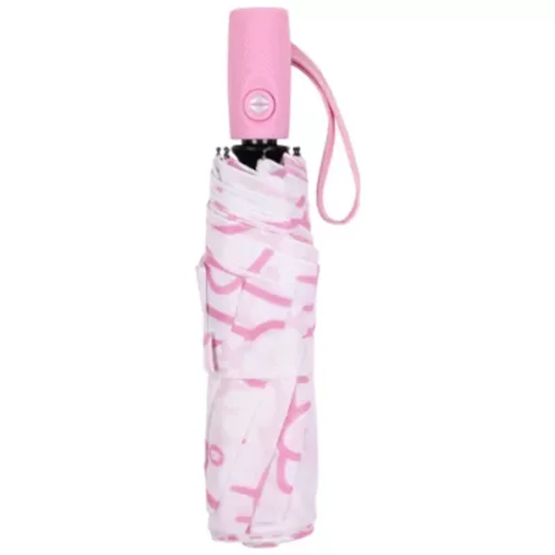 Sanrio Hello Kitty Expression White with Pink Outline Print Umbrella
