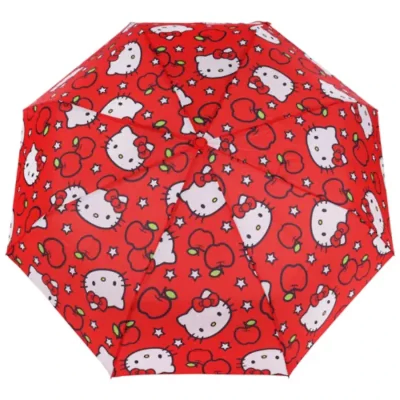 Sanrio Hello Kitty Apples Red Allover Print Umbrella
