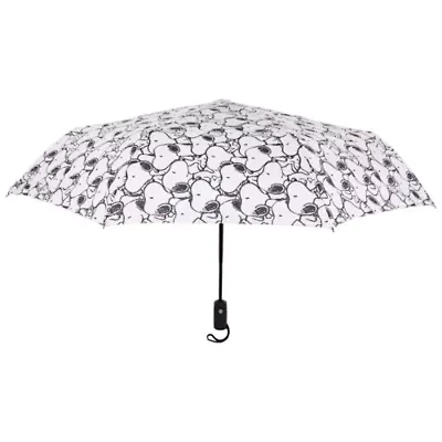 Peanuts Snoopy Black & White Allover Print Umbrella