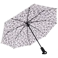 Peanuts Snoopy Black & White Allover Print Umbrella