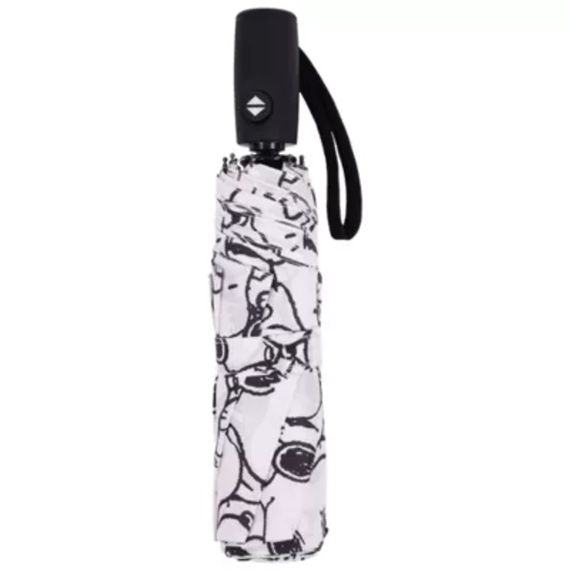 Peanuts Snoopy Black & White Allover Print Umbrella