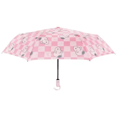 Peanuts Snoopy Pink Checker Umbrella