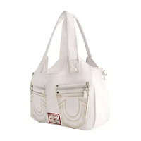 True Religion Horseshoe Stitch BLACK Satchel