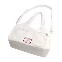 True Religion Horseshoe Stitch BLACK Satchel