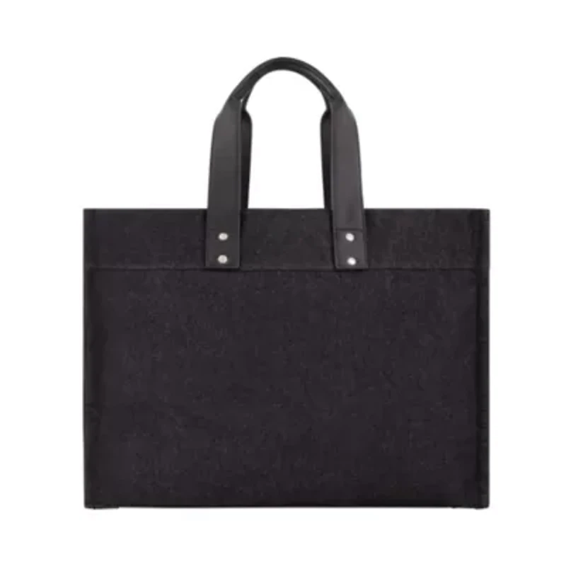 True Religion Large Washed Black Denim Tote