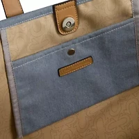True Religion Stitched Horseshoe Large Tote