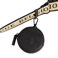 True Religion Logo Strap Crescent Hobo