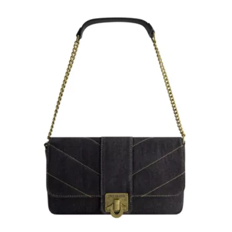 True Religion DENIM BRASS HARDWARE FLAP