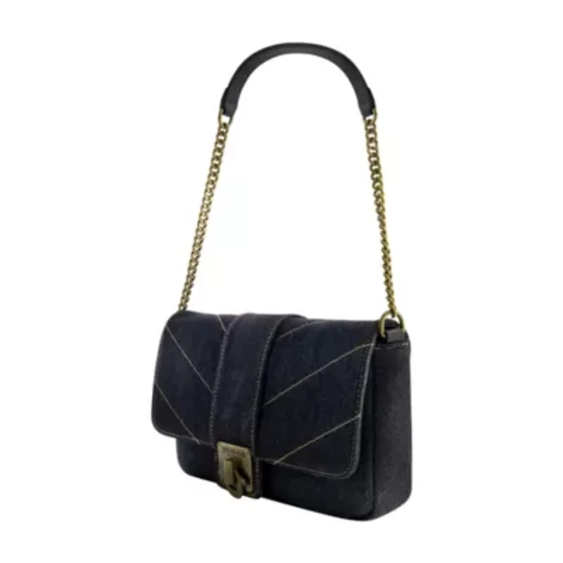 True Religion DENIM BRASS HARDWARE FLAP