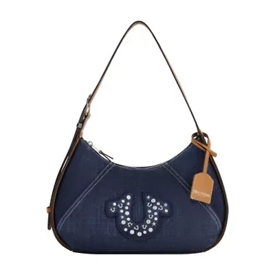 True Religon Strudded logo Denim Hobo