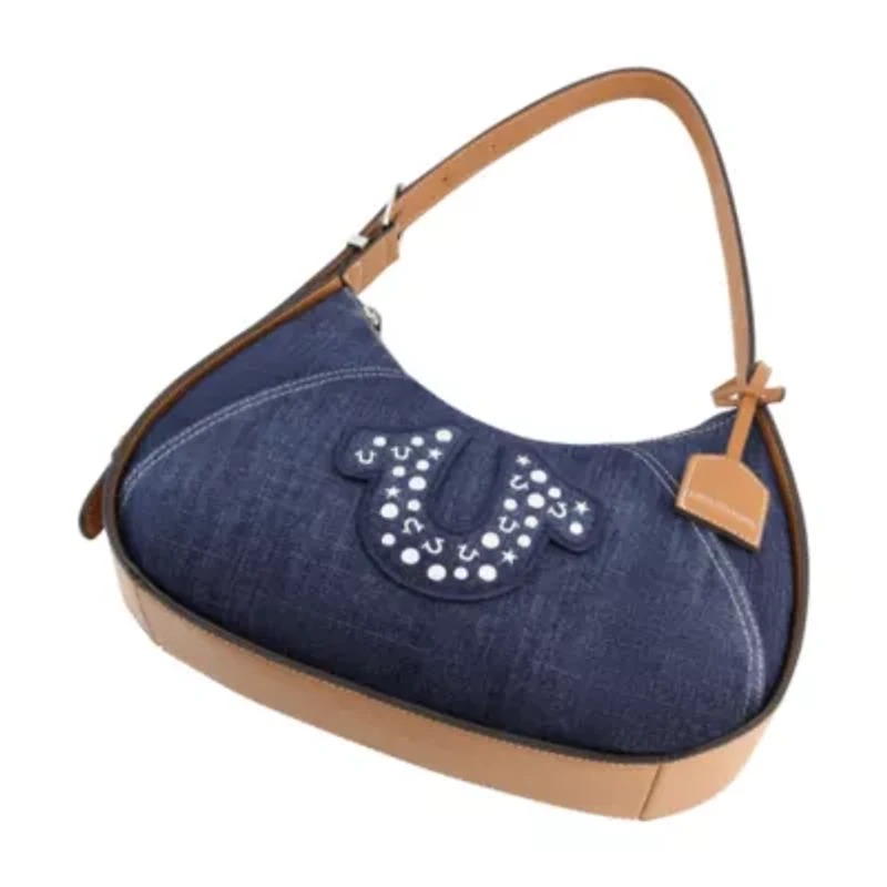 True Religon Strudded logo Denim Hobo