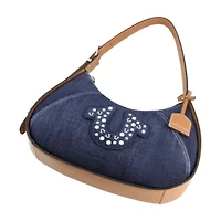 True Religon Strudded logo Denim Hobo