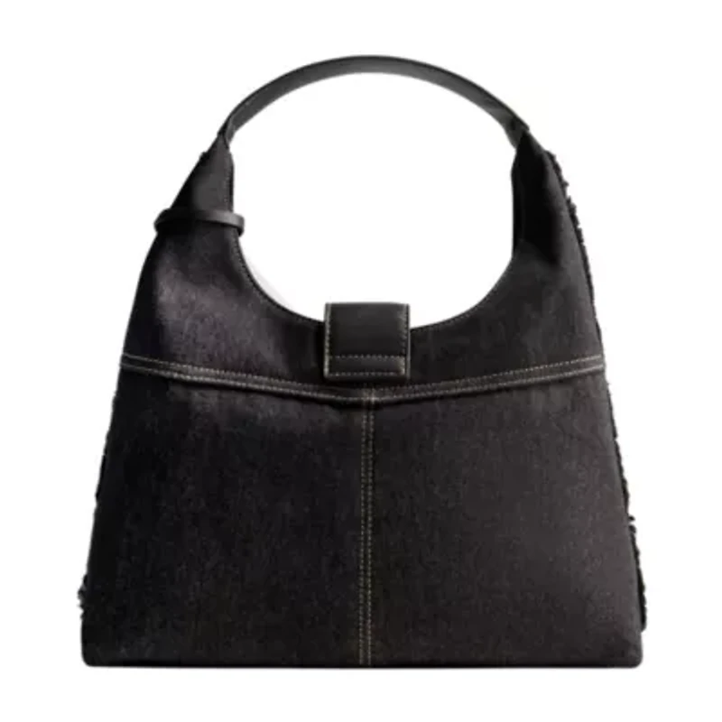 True Religion Frayed Denim Hobo