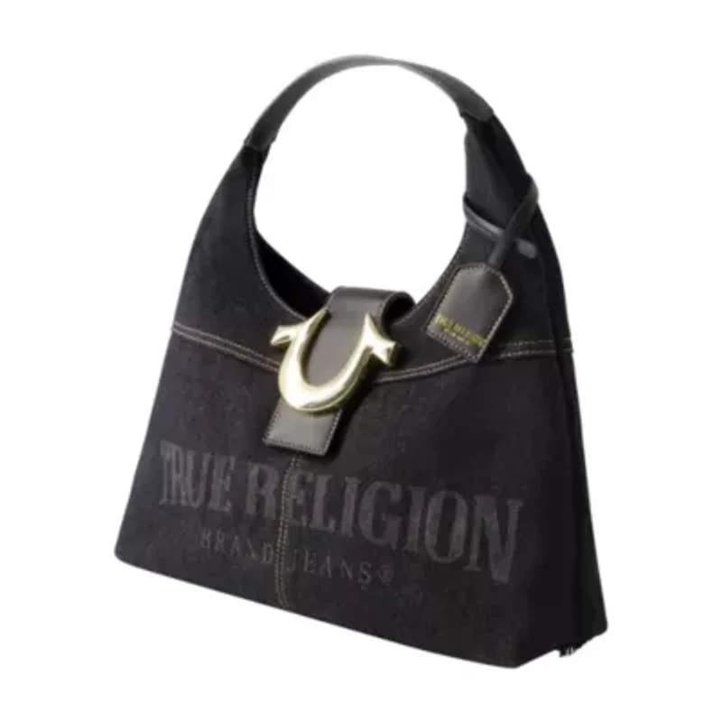 True Religion Frayed Denim Hobo