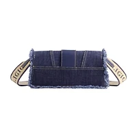 True Religion Frayed Denim Flap