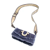True Religion Frayed Denim Flap