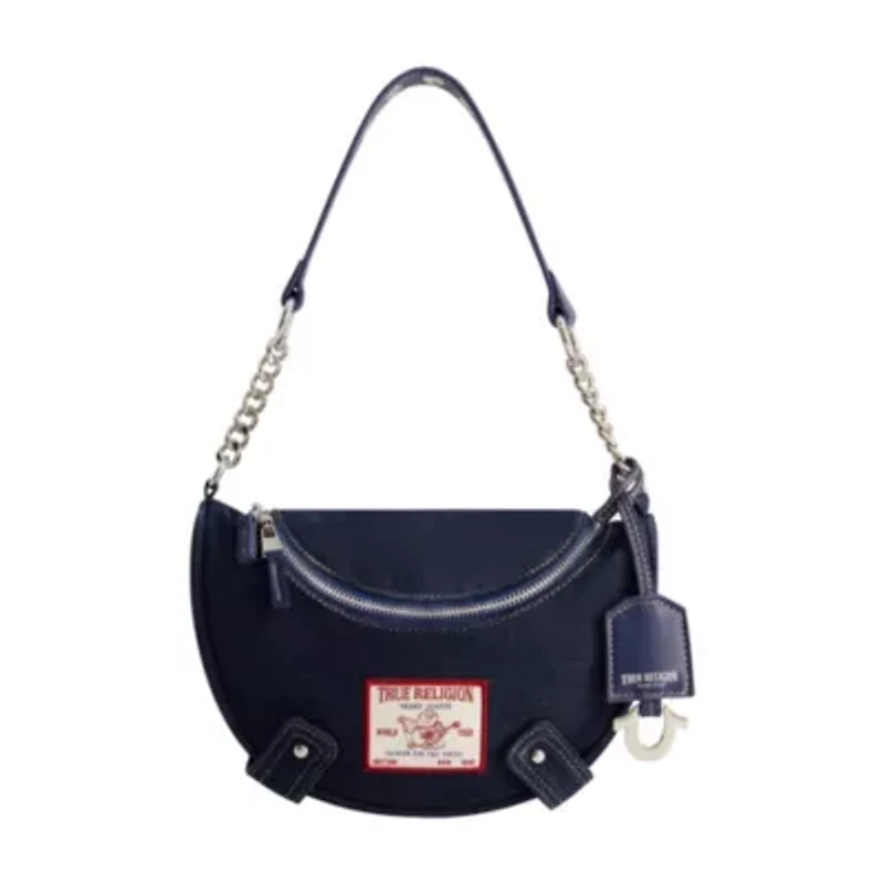 True Religion Chain Handle Denim Hobo