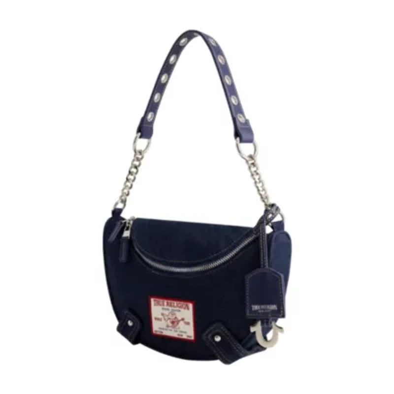 True Religion Chain Handle Denim Hobo