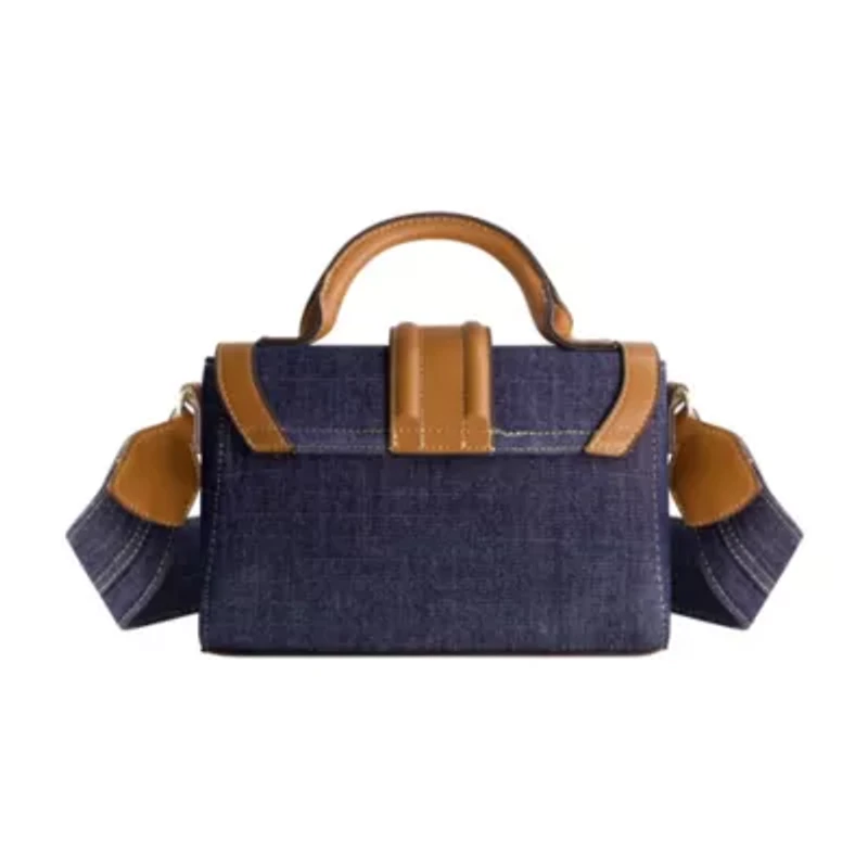 True Religion Mini Denim Satchel