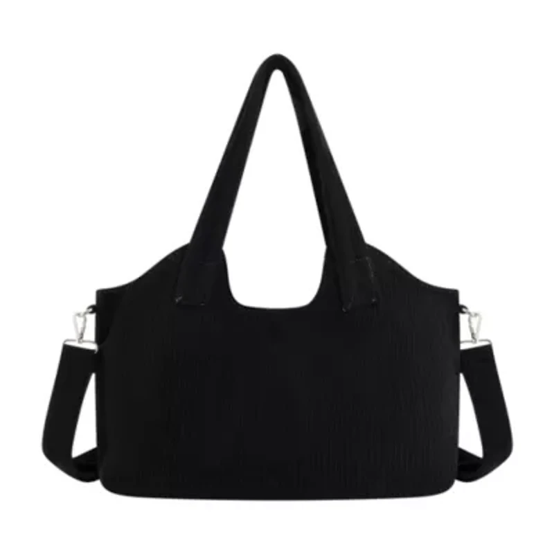 True Religion Horseshoe stitch Corduroy satchel.