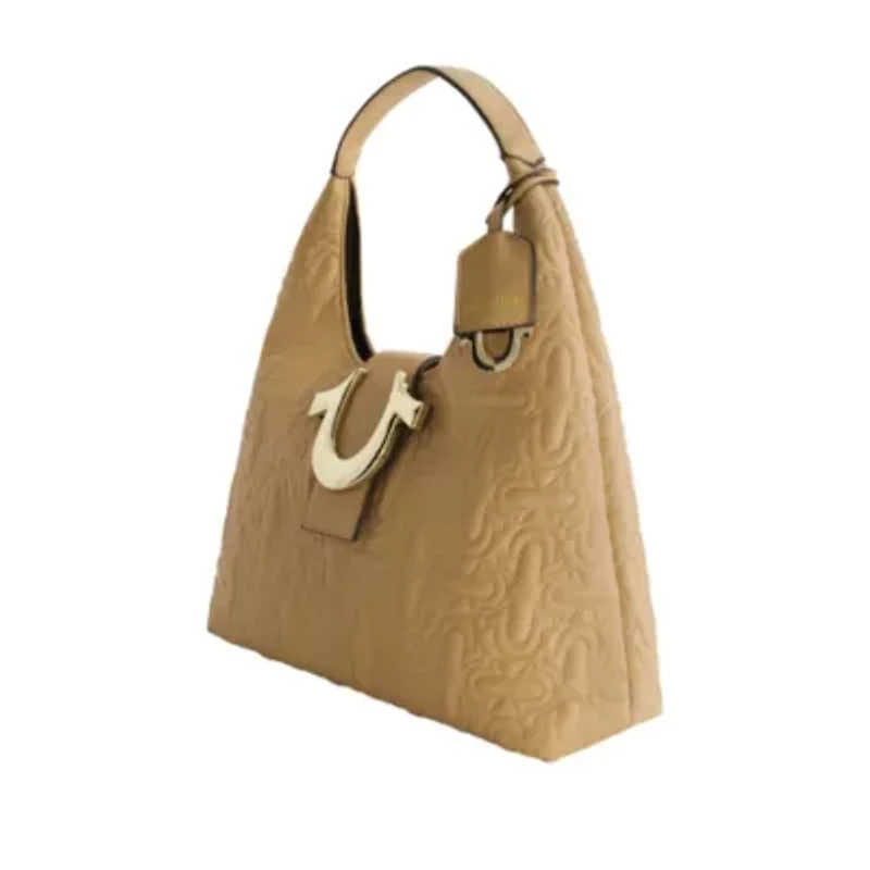 True Religion Quilted Horseshoe Medium Hobo