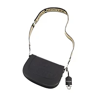 True Religion debossed logo flap shoulder bag