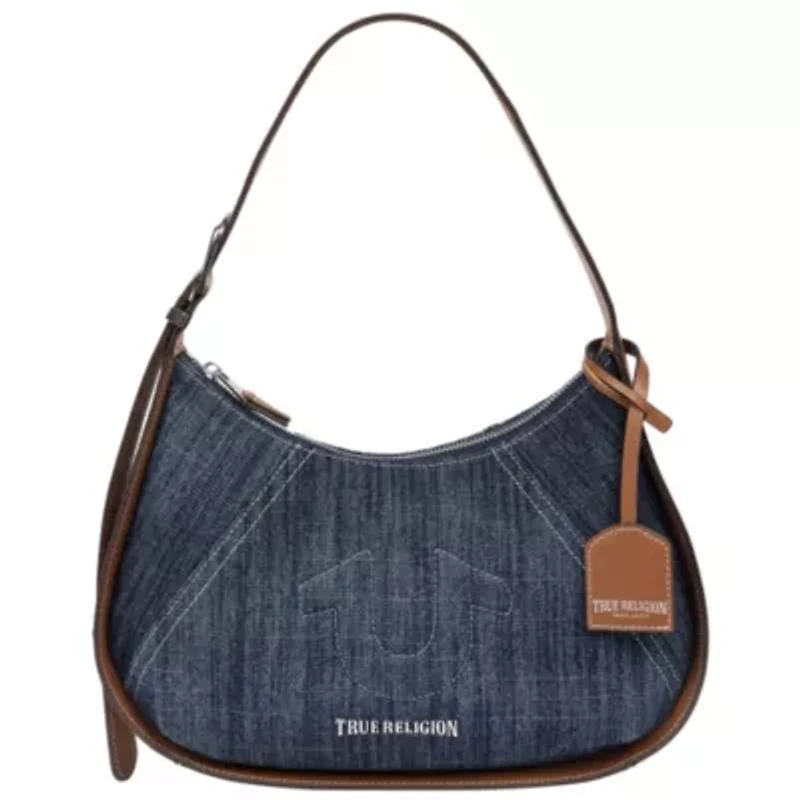 True Religion Denim Raised Horseshoe Hobo