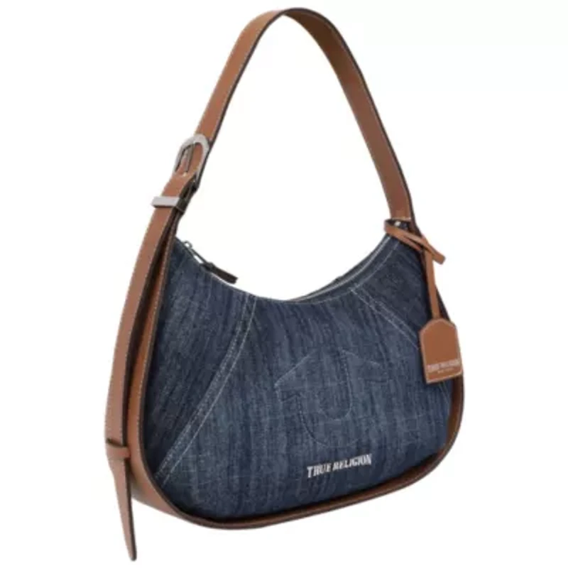 True Religion Denim Raised Horseshoe Hobo