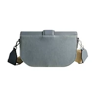 True Religion Denim Saddle Bag with Oversized Horseshoe Logo