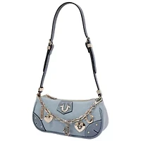 True Religion Denim Logo Mini Satchel Crossbody Bag