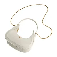 True Religion Zip Top Crescent Hobo Bag