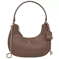 True Religion Zip Top Crescent Hobo Bag