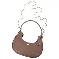 True Religion Zip Top Crescent Hobo Bag