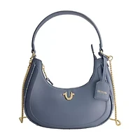 True Religion Zip Top Crescent Hobo Bag