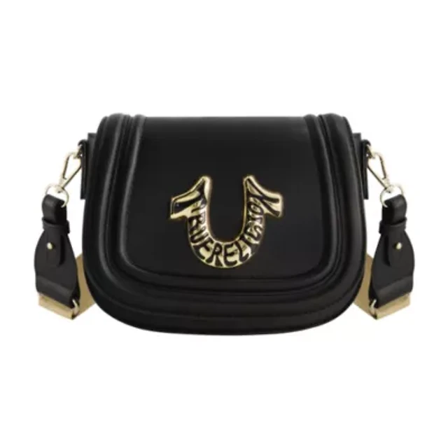 True Religion Women's Crossbody Bag with Branded Logo Detail