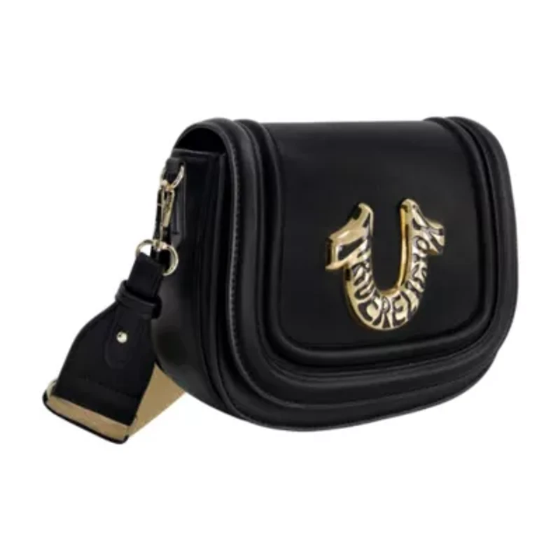 True Religion Women's Crossbody Bag with Branded Logo Detail