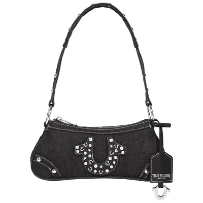 True Religion Horseshoe Denim shoulder bag