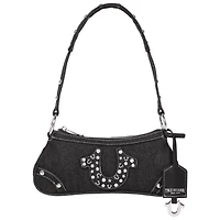 True Religion Horseshoe Denim shoulder bag