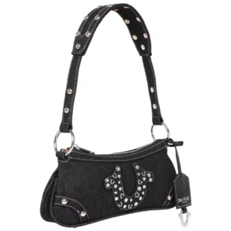 True Religion Horseshoe Denim shoulder bag