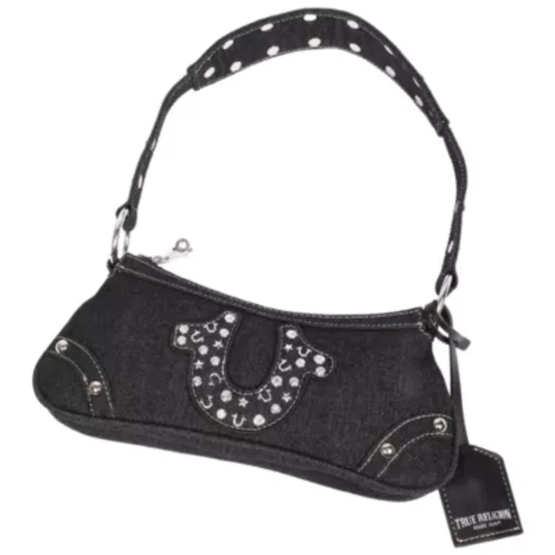 True Religion Horseshoe Denim shoulder bag