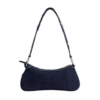 STUDDED HORSESHOE DE True Religion Horseshoe Denim shoulder bag