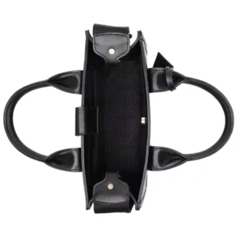 True Religion Debossed Logo Modern Tote with Removable Shoulder Strap