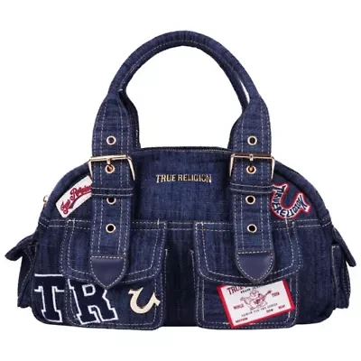 True Religion Multi-Patch Satchel
