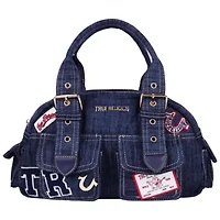 True Religion Multi-Patch Satchel