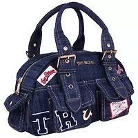 True Religion Multi-Patch Satchel