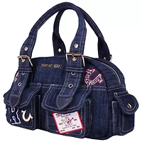 True Religion Multi-Patch Satchel