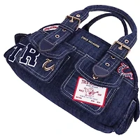 True Religion Multi-Patch Satchel
