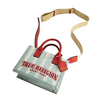 True Religion Denim Stripe Modern Tote
