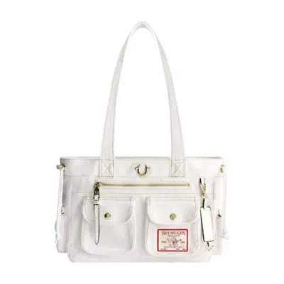 True Religion Multi-Pocket Denim Tote